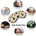 Black Cat and Pumpkin Sleep Mask - Adjustable Strap Eye Cover for Sleeping and Travel - Men and Women - Buy Online on GoSupps.com