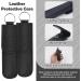 Nose Hair Trimming Tool with PU Leather Sleeve - Stainless Steel Clippers for Men and Women - Black - Buy Online on GoSupps.com