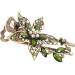 Frcolor Vintage Jewelry Crystal Hair Clips Hairpins- For Hair Clip Beauty Tools(Green)