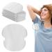 Chanskyu Underarm Sweat Pads, ?100 Packs?premium quality Fight Hyperhidrosis for Men and Women Comfortable Unflavored, Non Visible, Extra Adhesive, Disposable Non Sweat Armpit Protection 100 Packs White