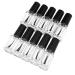 YINETTECH 10x 5ml nail polish bottle empty with brush self-filling nail polish bottle liquid
