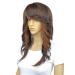 Ombre Brown Curly Wig with Bangs for Black Women - Synthetic Daily Party Cosplay Wig - Buy Online on GoSupps.com