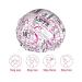 Gymnastics Pink Printed Waterproof Shower Cap for Women - Fits All Head Sizes and Hair Textures - Buy Online on GoSupps.com