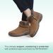 Orthofeet Siena Women's Orthopedic Boots - Plantar Fasciitis Relief, Arch Support Slippers, Brown, Sizes 7 M US - Buy Online on GoSupps.com