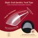 Rosalind Medium Ballerina Nail Tips - 504pcs Gel Nail Extensions Pre-Buff Acrylic Faux Nails Full Cover Soft Gel Tips 12 Sizes for Perfect Fit - Buy Online on GoSupps.com