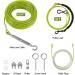Xiaz 2.4m Dog Runner & Leash for Dogs up to 113.4kg - Antenna Dog Chain for Courtyard Camping & Outdoor Use - Green 80ft Bungee Line with Tree Protection - Buy Online on GoSupps.com