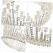 Fashion Headwear Baroque Pearls Headpiece for Women Princess Crowns Rose Gold Headband Wedding Pearl Headband for Wigs Wedding Crown Prom Crown Hair Accessories Bride Wedding Dress 15*15*8.5cm Silver - Buy Online on GoSupps.com