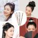 Lurrose Vintage Acetate Hairpins - Retro Tortoise Chopsticks for Women & Girls - 6 Piece Chinese Hairpin Set for Stylish Buns & Hairstyles - Buy Online on GoSupps.com