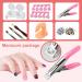 Professional Acrylic Nail Kit Set - 12 Glitter Acrylic Powder Kit with Tips, Decoration, and Tools - Perfect for DIY Nail Art - Ideal for Beginners - Buy Online on GoSupps.com