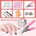BLIFF Acrylic Nail Kit for Beginners | 12 Glitter Acrylic Powders | Professional Nail Art Tools & Supplies for DIY Nail Decoration - Buy Online on GoSupps.com