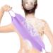 WLLHYF Exfoliating Shower Bath Gloves Back Scrubber with Handles - Purple Multicolour Sponges for Deep Body Cleaning and Spa Massage - Buy Online on GoSupps.com
