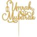 Gold Glitter Umrah Mubarak Cake Topper Happy Eid/Eid Mubarak/Ramadan Mubarak Festival Ramadan Party DecorationsSupplies Gold Umrah Mubarak - Buy Online on GoSupps.com