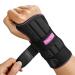 FREETOO Doctor Approved Wrist Support with 3 Stays Adjustable Day Night Carpal Tunnel Wrist Splint for Men Women Wrist Support Brace for Arthritis Tendonitis Sprained RSI Sports Protect Right(L/XL) Right(20-26CM) Right-RoseRed