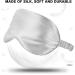 2pcs Silk Sleep Masks - Adjustable Eye Cover for Sleeping - Soft Light Grey Eye Pads & Blindfolds - Comfortable Travel Sleep Accessories - Buy Online on GoSupps.com
