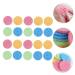 20pcs Wood Pulp Makeup Puff Set - Cleansing & Exfoliating Sponges for Face Care | International Shipping - Buy Online on GoSupps.com