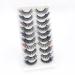 IFLOVEDEKD 10 Pairs Colored Russian Strip Lashes - 5 Colors, 8 Styles - Wispy Faux Mink - Fluffy & Long - Reusable D Curl Lash Strips - Buy Online on GoSupps.com