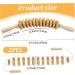 Wooden Massage Roller & Back Roll Ropes - 12 Rolls 360 Curved Muscle Relief & Anti-Cellulite Tool - Buy Online on GoSupps.com