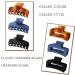 Vsiopy 3.5 Inch Large Hair Clip 6 Pack for Thick Curly Hair - Non Slip Claw Clips in Brown, Black, Blue - Matte Strong Hold Rectangle & Double Row Hair Jaw Clips - C Series - Buy Online on GoSupps.com