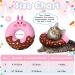 Halinuia Soft Anti-Bite Cat Collar - 2 Piece Donut Design for Kittens & Puppies | Protective Post-Surgery Care - Buy Online on GoSupps.com