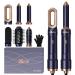 Hair Styler 6 in 1 Airstyler Hairstyler Avec 6 Accessories Rundbr st hn Warm air brush thermal Brush airflow Lockenstab automatic volume of enerment brush for smoothing drying volume curls ...