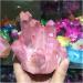 Natural Crystal Rough Crystal Cluster 260-320g Rare Beautiful Rose Flame Quartz Crystal Cluster Specimen - Buy Online on GoSupps.com