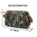 ROYALFAIR Waterproof Waxed Canvas Toiletry Bag for Men with Leather Handle - Durable Outdoor Dopp Kit (Camouflage) - Buy Online on GoSupps.com
