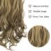 Feshfen Clip-In Hair Extensions - 7 Parts Set Wavy Synthetic Hair Extreme Blonde & Medium Brown 50cm for Women - Buy Online on GoSupps.com