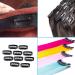 100 Metal DIY Wig Clips - U-Shaped Clip-In Extensions for Real Hair | 32mm Black Hair Extensions Clips - 100 Pieces - Buy Online on GoSupps.com