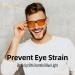 Goiteia Blue Light Blocking Clip On Glasses|Computer and Gaming Clip On Eyeglasses for Better Night Sleep|Anti Eye Strain 99.9% Orange(better Sleep) - Buy Online on GoSupps.com