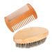 Premium Men's Beard & Mustache Oval Brush - High-Quality Wooden Care Kit for Facial Hair Grooming - Buy Online on GoSupps.com