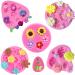 6 Pcs Flower Silicone Mold Set Rose Daisy Butterfly and Mini Flowers Molds for Candy Chocolate Fondant Polymer Clay Soap Crafting Projects Cake Decoration