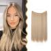 Elailite hair part Extensions 1 Tresse Hair extension Synthetic hair hair compression smooth 50cm-90g #24 middle blonde medium blonde 50 cm