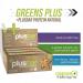 Greens+ Plusbar Protein Natural | Gluten-Free Whey Protein Bar | Organic & Non-GMO | 12 Bars | 2 oz - Buy Online on GoSupps.com