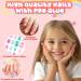 144 Pieces Kids Press on Nails - Pre Glue Short Acrylic Nail Art Kits for Girls - Sweet Pattern Fake Nails Gifts - Buy Online on GoSupps.com