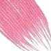Handmade 24 Thin 0.6cm Synthetic Dreadlock Extensions - Soft Crochet Hair Hip-Hop Style 20 Strands Pink - Buy Online on GoSupps.com