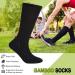 Athlemo Diabetic Circulation Men's Moisture Wicking Cushion Crew Dress Bamboo Socks 10-13 Black - 6 Pairs - Buy Online on GoSupps.com