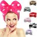6-Piece Coral Fleece Bow Headbands for Women | Elastic Spa Cosmetic & Yoga Headbands - Perfect for Face Washing & Showers - Buy Online on GoSupps.com