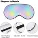 Buy Fish Scale Skin Print Sleep Mask for Women | Adjustable Eye Shades with Elastic Strap | International Shipping - Buy Online on GoSupps.com
