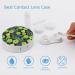 Summer Lemon Watermelon Contact Lens Case - Portable Round Storage Box with Mirror for Travel & Outdoor Use - Buy Online on GoSupps.com