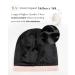 YANIBEST 100% Mulberry Silk Lined Sleep Cap Pink - Adjustable Hair Bonnet for Natural Hair - Slouchy Beanie Hat - One Size - Buy Online on GoSupps.com