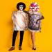 Toulite 2 Pcs Couples Halloween Costumes for Adults Funny Food Couples Costume Butter and Jelly Costume Frame Painting Outfit Chocolate - Buy Online on GoSupps.com