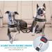 SloTow Double Dog Seat Belt | Adjustable Elastic Car Harness with Anti-Shock Bungee | Reflective Pet Safety Belts for Travel and Daily Use | Medium - Black - Buy Online on GoSupps.com
