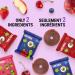 Bob Snail Healthy Snacks Sweet & Sour Family Pack - Fruit Rolls with Cherry Strawberry & Blueberry Candy Box Natural Healthy Snacks for kids No Added Sugar 80 pcs Pack / 800 gram candy bulk Cherry Strawberry Blueberry - Buy Online on GoSupps.com