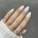 Bartbox Almond Press on Nails - Short White Glossy Fake Nails | 30 Pieces of Sheer Artificial Fingernails for Women & Girls - Buy Online on GoSupps.com