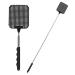 Fly swatter Direct-Hit-72 - extendable & extra long telescopic fly swatter - color black