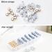 XXmbbjy Disposable Contact Lens Container - Semi-Transparent Organizer for Daily Use - 2 Pieces Brown - Buy Online on GoSupps.com