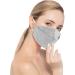 50/100PC Gray Fish Type Disposable_Face_Coverings 4-Ply Comfortable For Adults Outdoor Daily Use 50pc - Buy Online on GoSupps.com