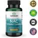 Swanson NAC 600mg 100 Capsules Anti-Aging Liver Support Supplement (4 Pack) - Buy Online on GoSupps.com