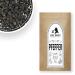 Pepper black completely organic 100g |Noble herb - 100% natural black peppercorns - Premium black pepper completely free of any additives - pepper for mill - black pepper organic pepper black 100 g