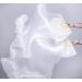 White Silk Belly Dance Fan Veils - Hand-Made 1.8m - FJYIRI Women - Buy Online on GoSupps.com